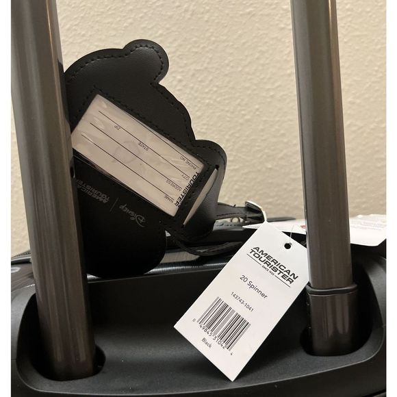 American Tourister Disney Mickey 20" Spinner Carry-On BLACK NWT - Picture 6 of 16